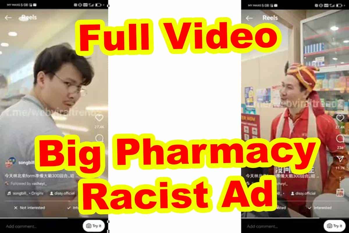 BIG PHARMACY RACIST AD