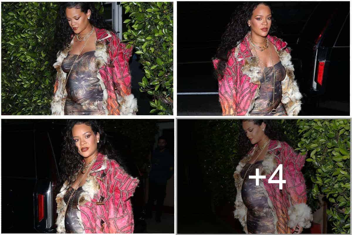 Rihanna Catwalk as Pregnant Mom