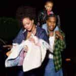Rihanna asap rocky with Children