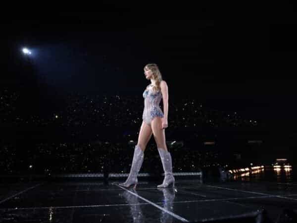 Taylor Swift Shakes Off Wardrobe Malfunction by Throwing Broken Louboutin Heel Into Eras Tour Crowd