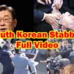 South Korean Leader Stabbed in Neck Full Video