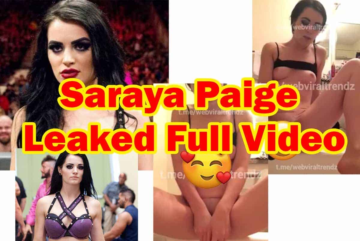 Wrestler Saraya Paige WWE Leaked Full Video